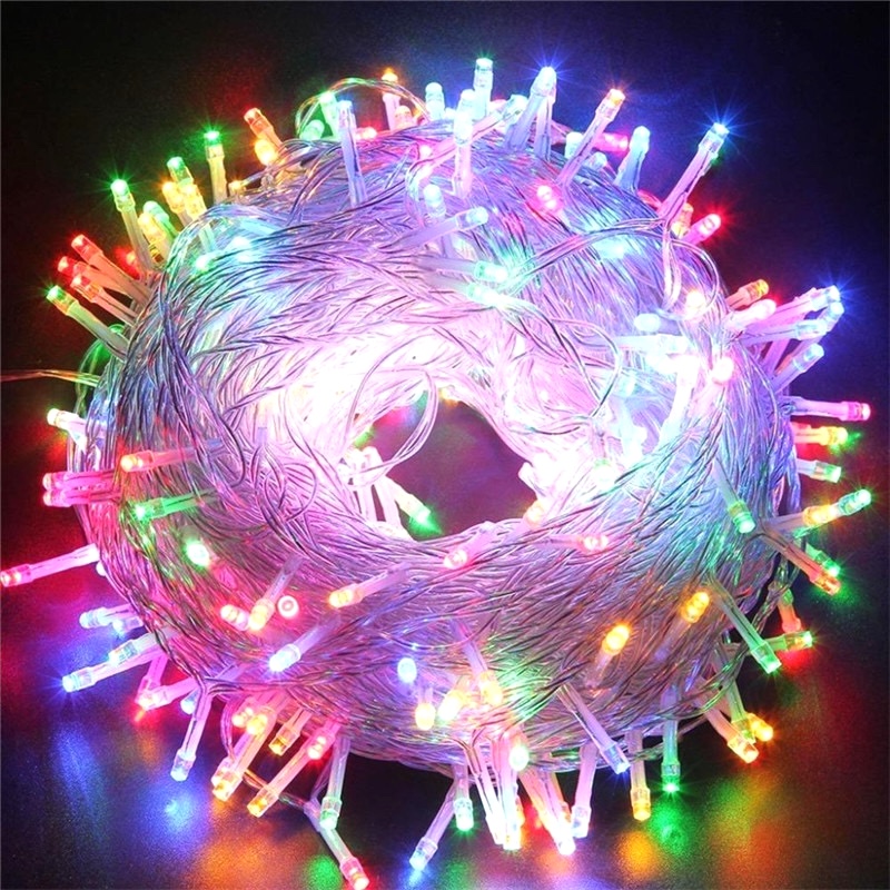 3m 20 Led RGB 2 Kademeli Şeffaf Kablo MZ-36-R