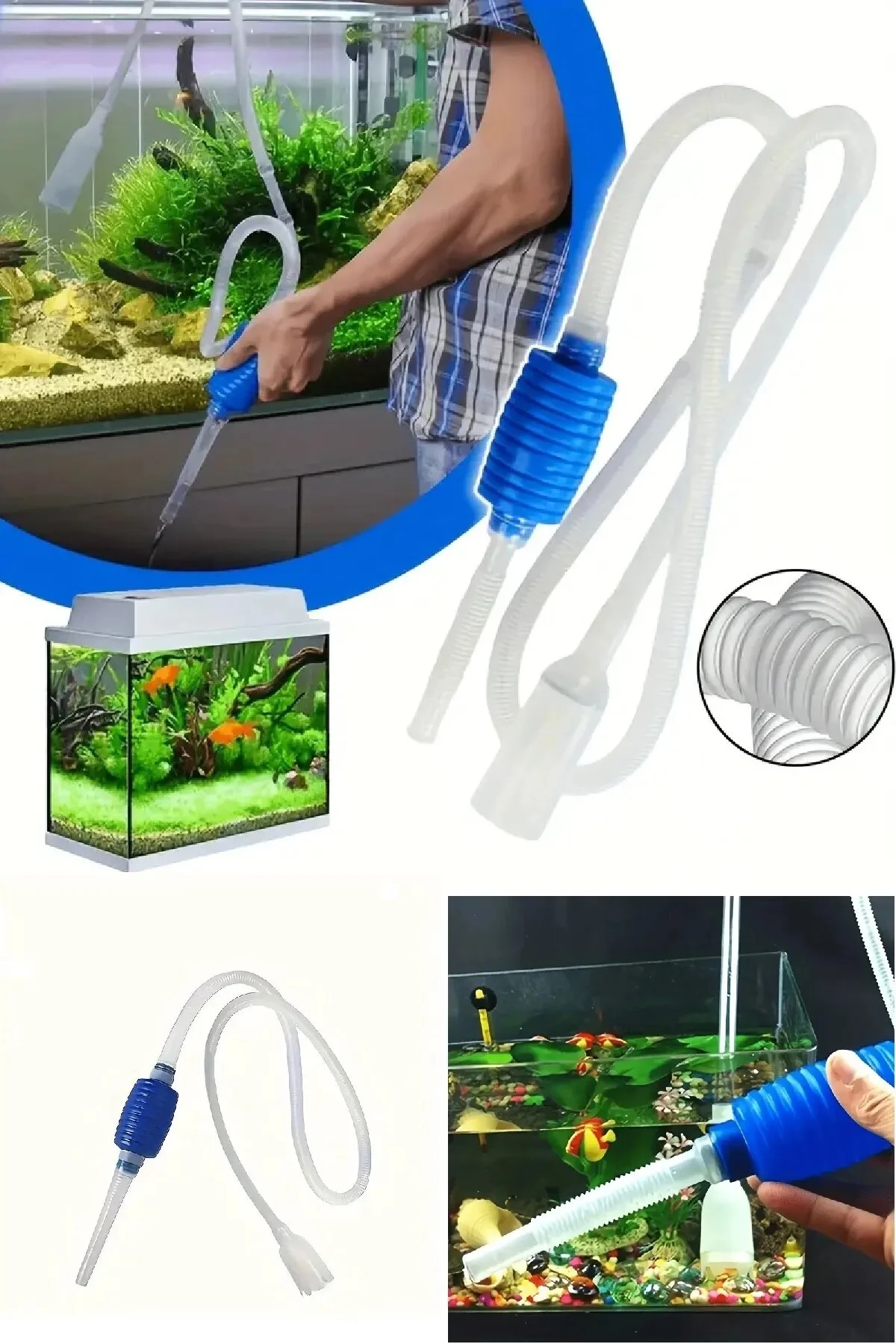 Manuel Akvaryum Pompası – Pratik Su Değişimi ve Temizlik İçin Ergonomik Tasarım - görsel 2