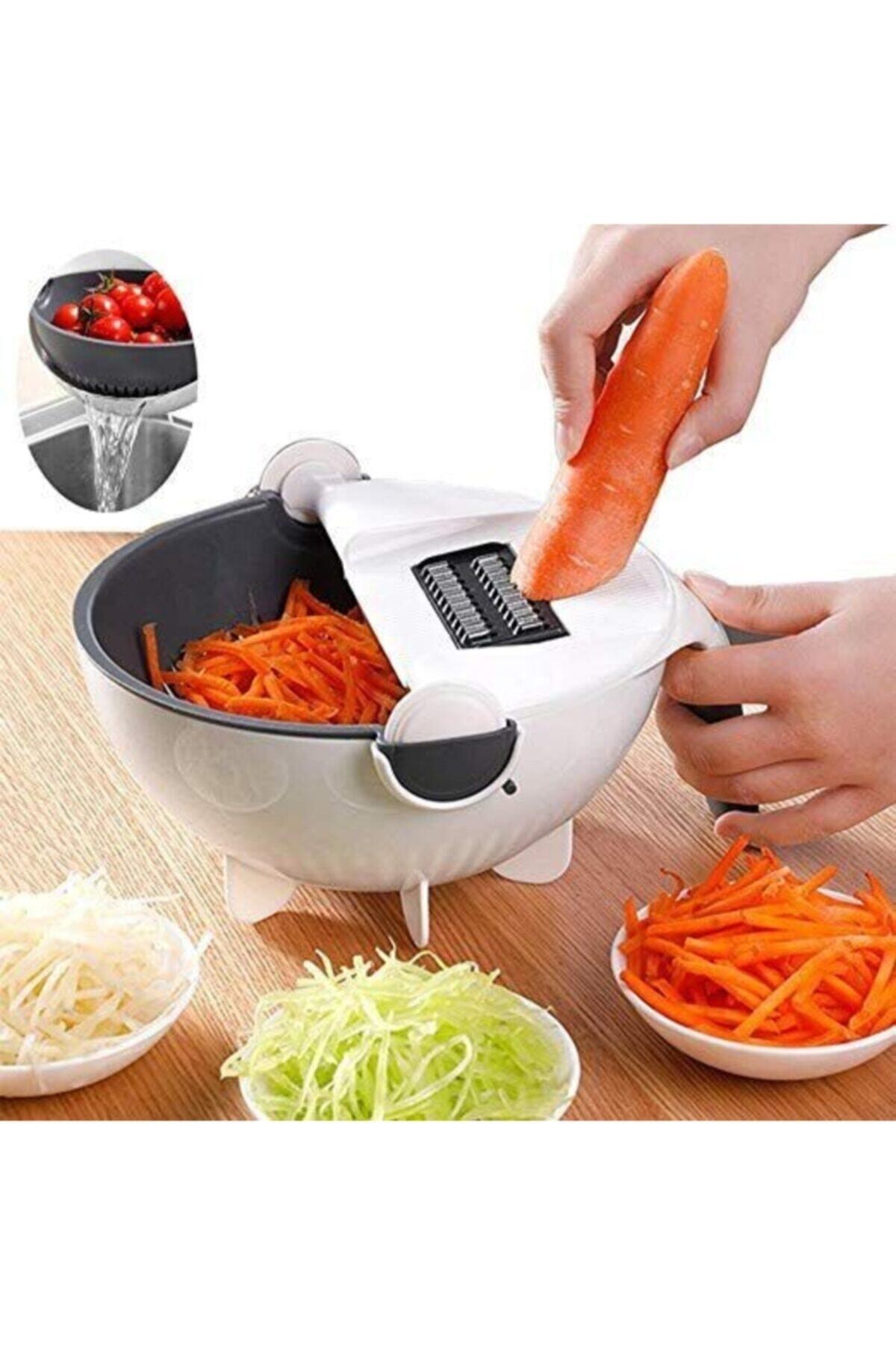 Süzgeçli Çok Fonksyonlu Meyve Sebze Rende Doğrayıcı